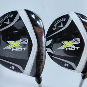 キャロウェイ X2 HOT フェアウェイウッド 2本セット(3W,5W)