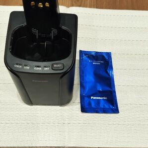未使用 Panasonic ラムダッシュ 電気シェーバー 洗浄充電器 RC9-20 洗浄液付き