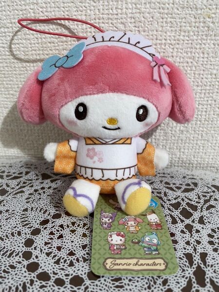 【新品】サンリオキャラクターズ 和菓子ティータイム キャラマスコット マイメロディ
