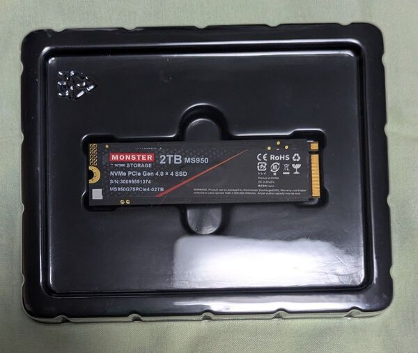 NVME SSD 2TB (Monster Storage TLC)