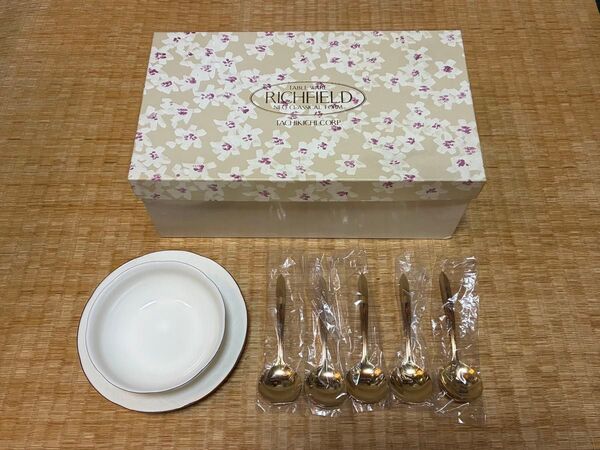 335. 早い物勝ち! RICHFIELD TACHIKICHI シチューセット 5客 新品未使用 箱入 複数購入 割引対応あり