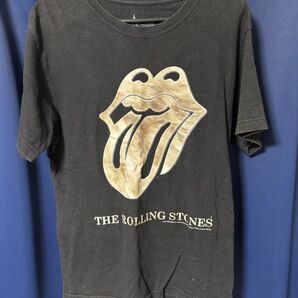 【古着】ローリングストーンズ Tシャツ ブラック 半袖Tシャツ メンズSサイズ レディースMサイズ