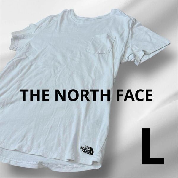 THE NORTH FACE 半袖Tシャツ ホワイト L 白 綿100%