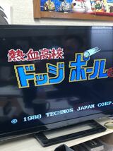 ファミコンソフト 熱血高校 ドッジボール 端子メンテナンス済 動作品　同梱可能　FC　ファミリーコンピュータ_画像4