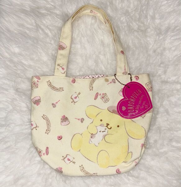 サンリオ ポムポムプリン トートバッグ お弁当ポーチ ミニバック sanrio