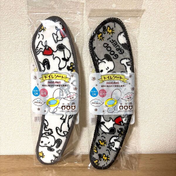 【未使用品】 スヌーピー トイレシート 便座シート 2セット