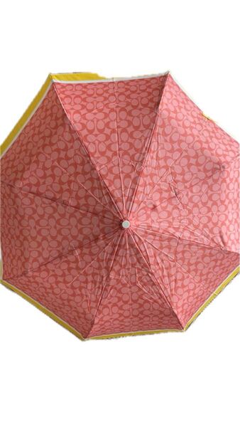 コーチ 折り畳み傘 中古品 難あり