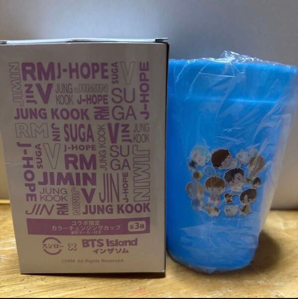 スシローxBTS カラーチェンジングカップ&星型マーカー