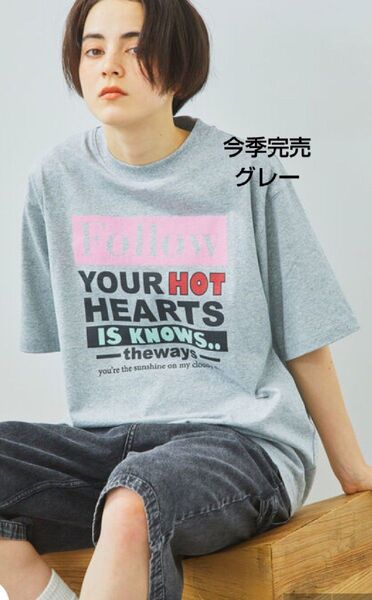 SM2エスエムツー ロゴアソートプリントTシャツ新品グレー 今季完売