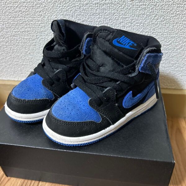 NIKE ナイキ JORDAN1 ジョーダン1 Royal Reimagined" ロイヤルリイマジンド 13cm スニーカー