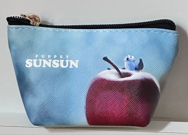 パペットスンスン 3角ミニポーチ Apple ポーチ 小物入れ