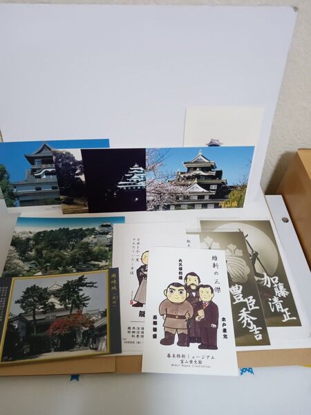 絵葉書 ポストカード12枚まとめ売り 日本の城 名古屋おもてなし武将隊 幕末の偉人