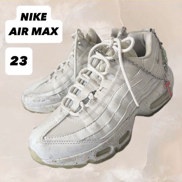 NIKE WMNS AIR MAX 95 ROYAL FLASH 23 ホワイト ナイキ スニーカー エアマックス