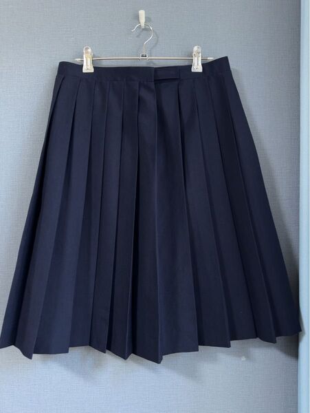 スクール スカート プリーツ 制服 学生服 ネイビー 女子