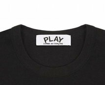 Mサイズ　COMMEdesGARCONS PLAY Tシャツ 赤ロゴ　コムデギャルソン　メンズ_画像2