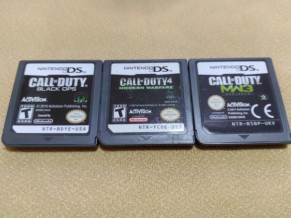 DSソフト コール・オブ・デューティ CALL OF DUTY 3枚セット まとめ売り ソフトのみ 海外版