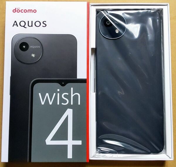 AQUOS wish4 SH-52E 6.6インチ メモリー4GB ストレージ64GB ブラック ドコモ