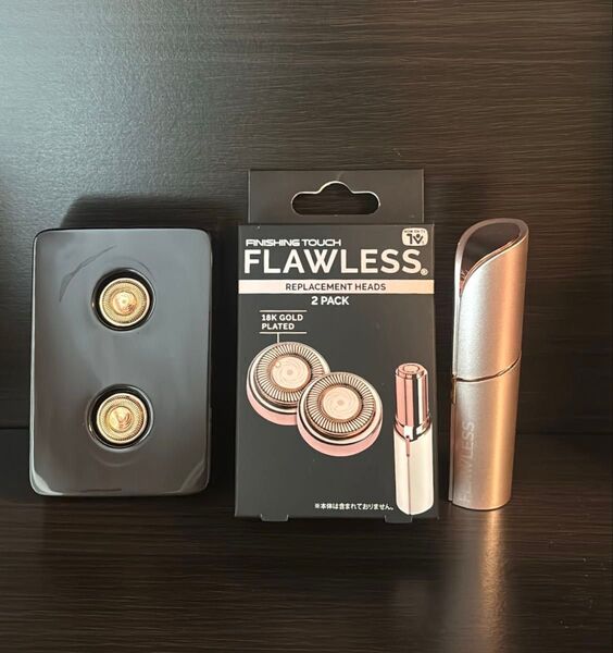 フローレス FLAWLESS 電動フェイスシェーバー 本体+替刃2個入