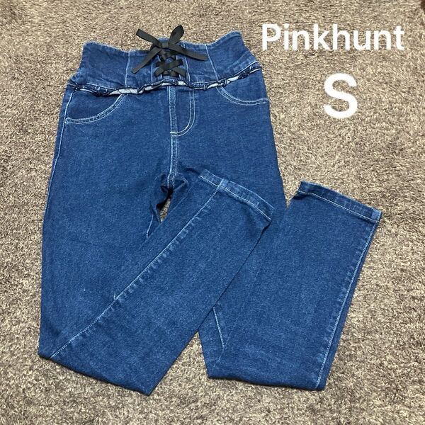 Pinkhunt Sサイズ 130.140相当 デニムパンツ 長ズボン キッズ
