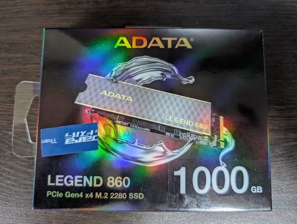 ADATA LEGEND 860 ドスパラ限定モデル SLEG-860-1000GCS-DP NVMe Gen4 SSD 1TB