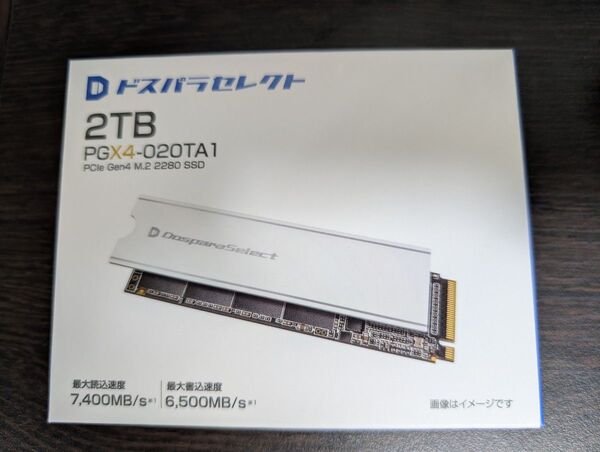 ドスパラセレクト PGX4(2TB) M.2 NVMe Gen4 SSD 2TB