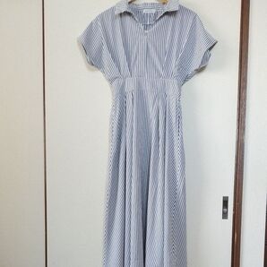 natural couture ナチュラルクチュール ワンピース ストライプ スキッパー