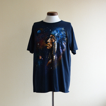 インディアン 宇宙 プリントTシャツ L / 古着 ネイティブアメリカン アート USED アメリカ古着 90s_画像1