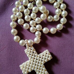 インパクトある クロスペンダント