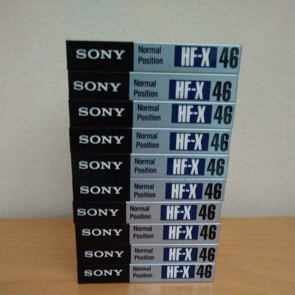期間限定!SONY カセットテープ ノーマルポジション HF-X46 デッドストック