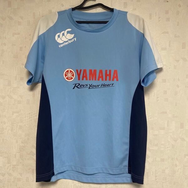 ヤマハ発動機 ラグビー Tシャツ ポリエステル トレーニングウェア 練習着 カンタベリー