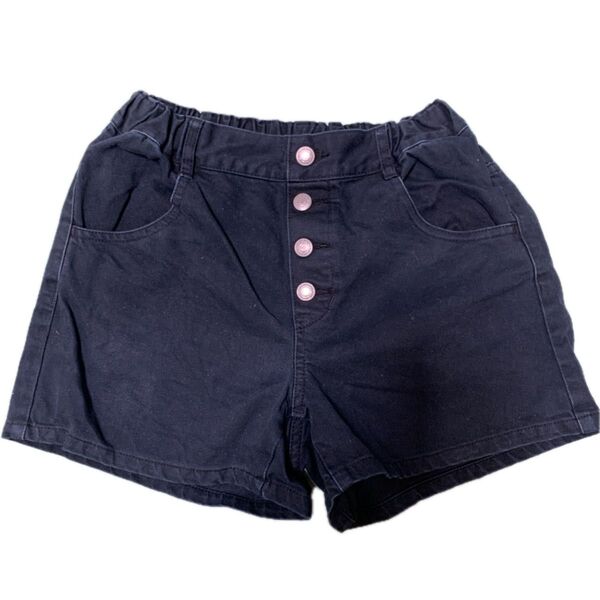 ショートパンツ デニムショートパンツ ショーパン キッズ 140 GU