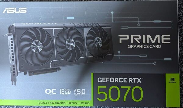 【ほぼ未使用】ASUS PRIME RTX5070
