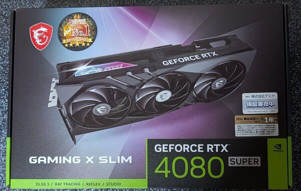 【美品】MSI RTX 4080 SUPER 16G GAMING X SLIM