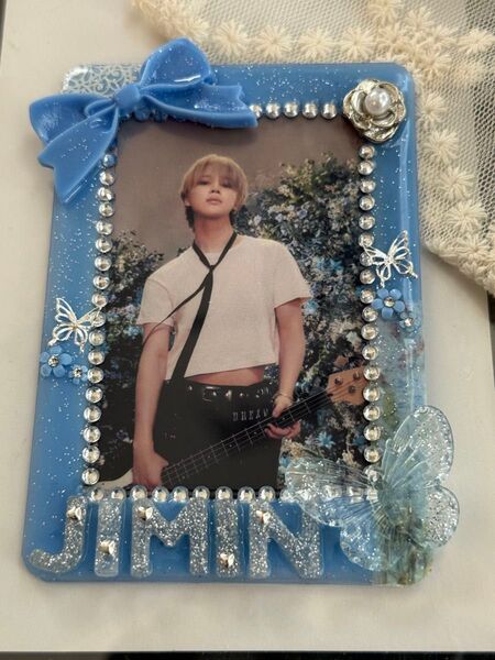 トレカケース 硬質ケース レジンデコ B8 JIMIN ジミン BTS