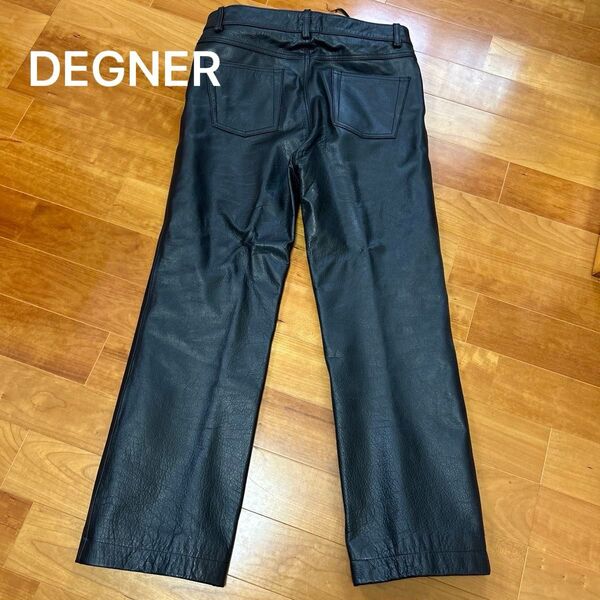 DEGNER デグナークラシックブランド レザーパンツ 牛革 バイク 2回着用