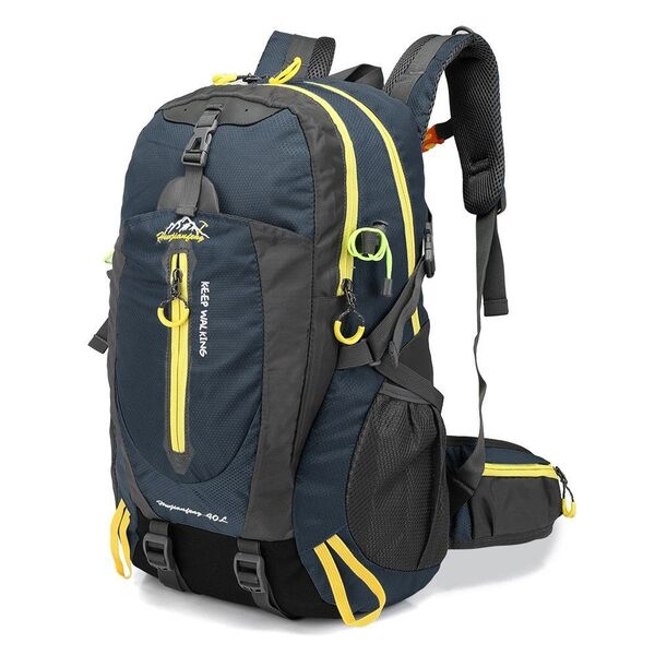 大容量 登山 リュック キャンプ バックパック 大容量 アウトドア ハイキング ブラック バックパック リュック 登山 撥水