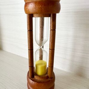 木製砂時計 インテリア 5分