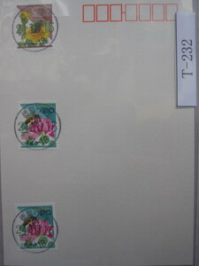 （Ｔ-232）使用済　年号下線入　徳島・相生郵便局　和文印　
