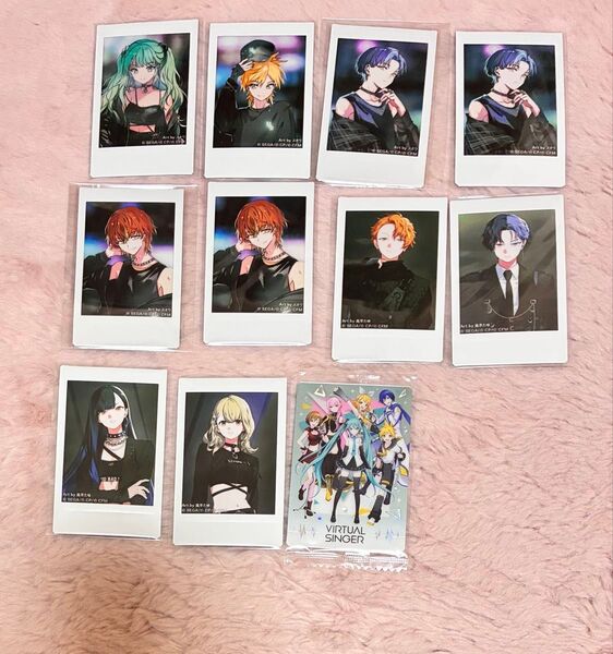 プロセカ ZOZOTOWN チェキ ウエハース 青柳冬弥 東雲彰人 白石杏 小豆沢こはね 初音ミク 鏡音レン ウエハース