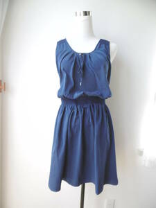  beautiful goods GAP Gap navy blue navy One-piece S summer lady's no sleeve skirt 