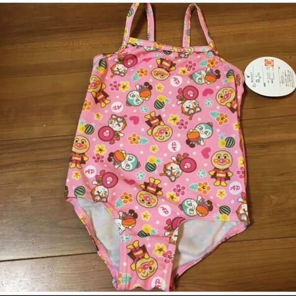 タグ付き アンパンマン水着 90cm