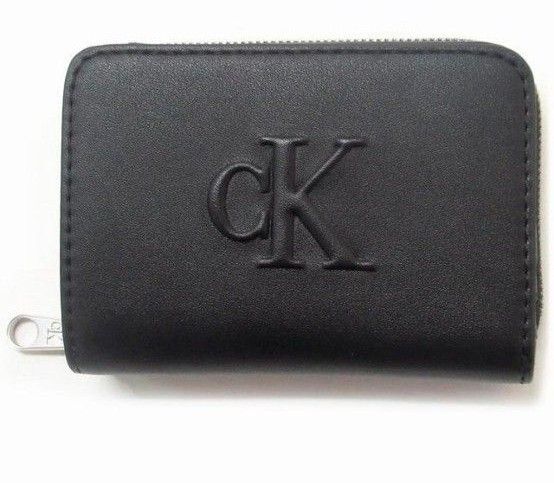 Calvin Klein カルバンクライン アウトレット サイフ ラウンドファスナーロゴ ウォレット