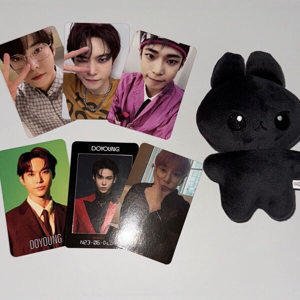 NCT127 ドヨン 10cm ぬいぐるみ トレカ セット sticker universe cherrybomb neozone