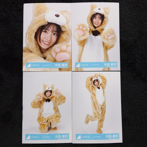 日向坂46 大田美月「どうぶつ着ぐるみ」4種コンプ 生写真 コンプ