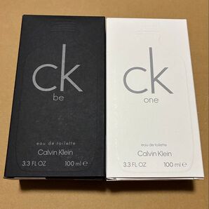 【新品】CK one &CK be 各100mlセット!※外装フィルムなし【未開封】