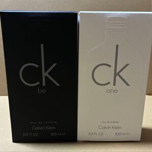【新品】CK one &CK be 各100mlセット!※外装フィルムなし【未開封】