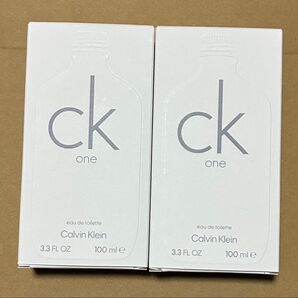 ★新品★カルバンクライン CK one 100ml×2本★外フィルムなし