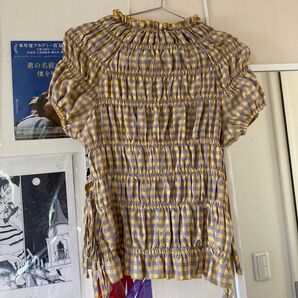チェック トップス