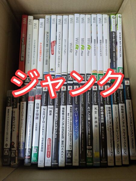 ジャンク ゲームソフトまとめて PS2 PS3 XBOX360 Wii