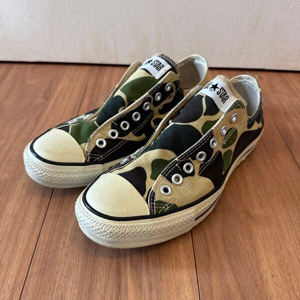 CONVERSE コンバース オールスター スリップオン 迷彩柄 27cm